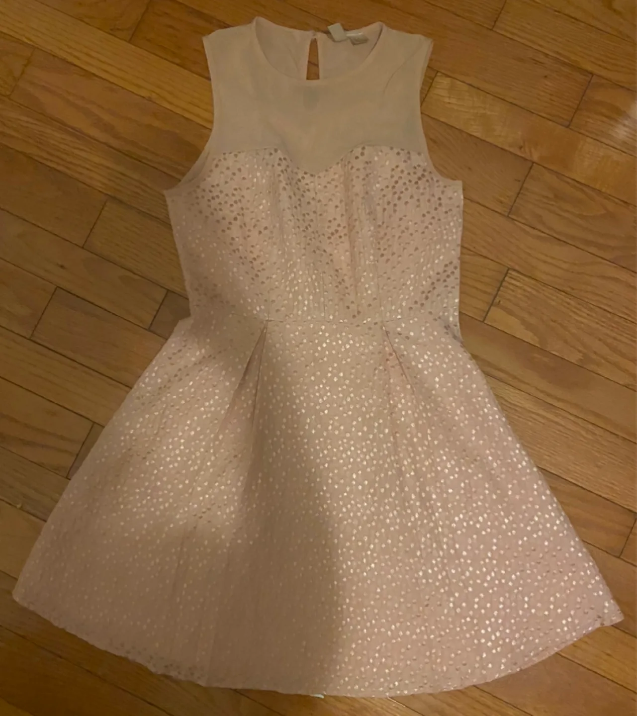 Pink Dress with Metallic Dots thumbnail