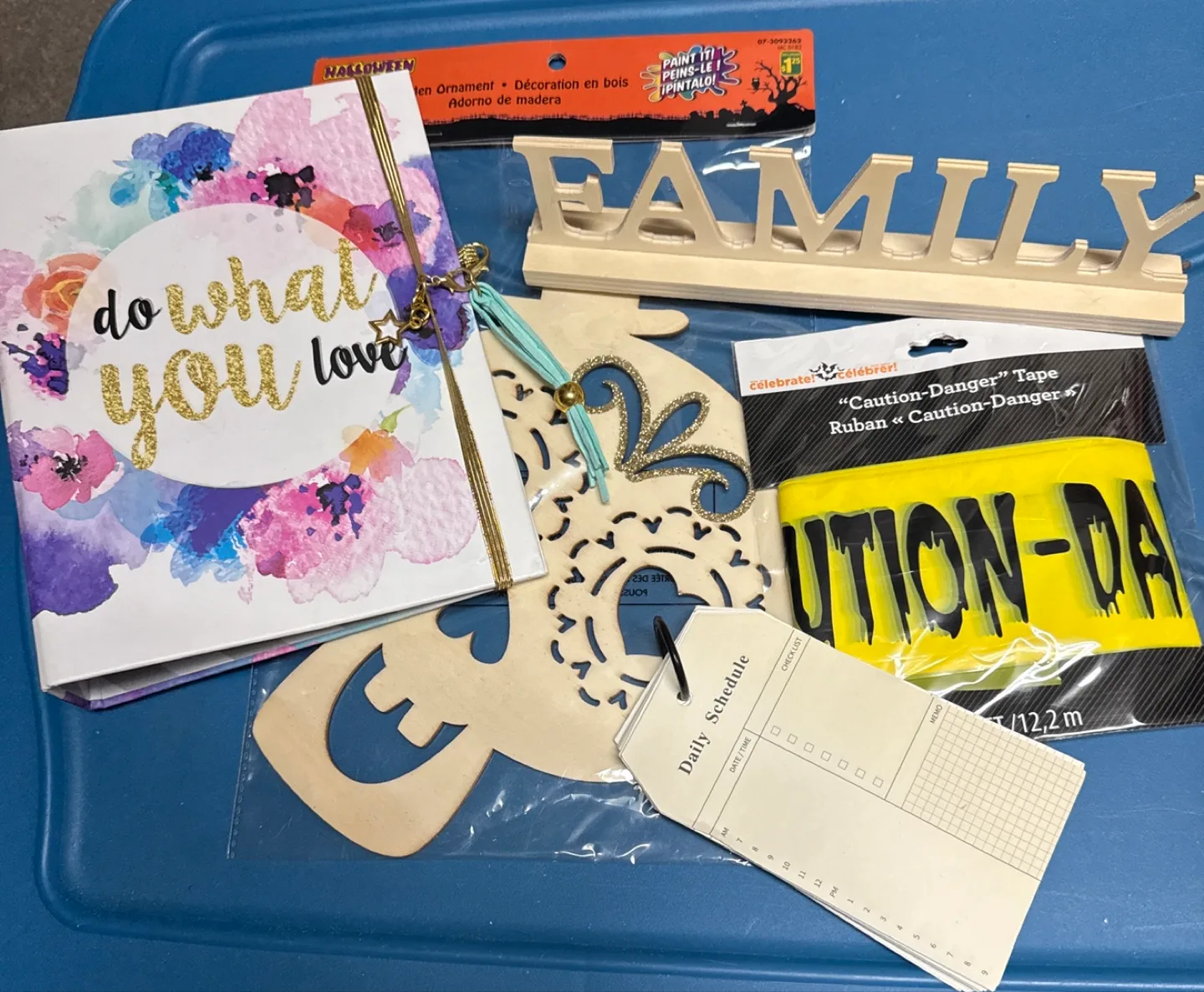 Craft Supplies Bundle: binder, Decor, Tape thumbnail