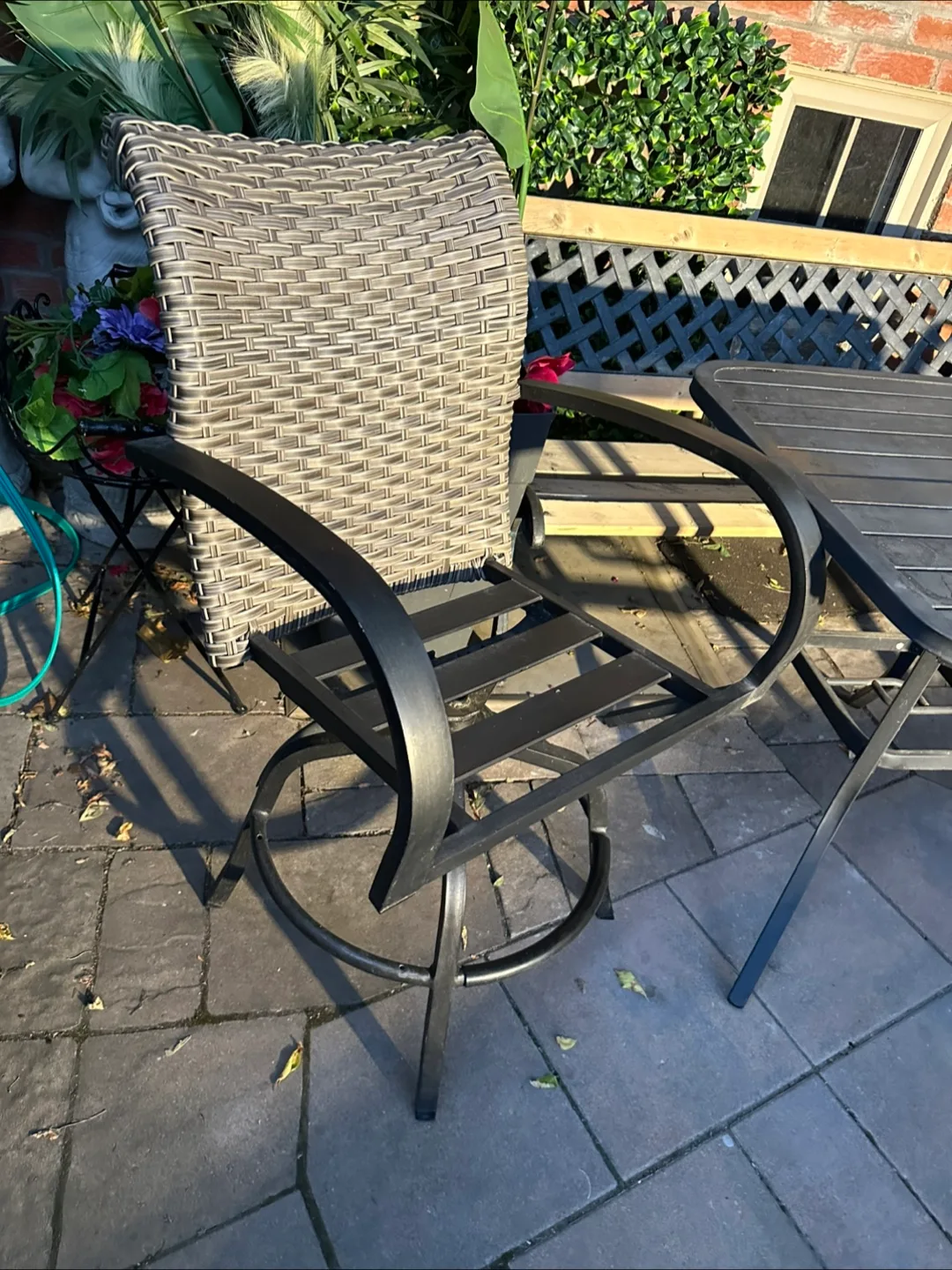 Outdoor Wicker Patio Chair, Pair thumbnail