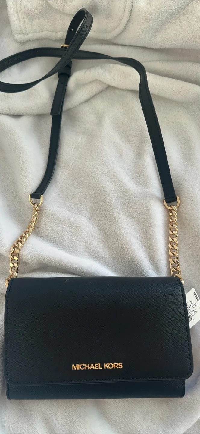 Michael Kors Jet Set Travel Phone Xbody - Black thumbnail
