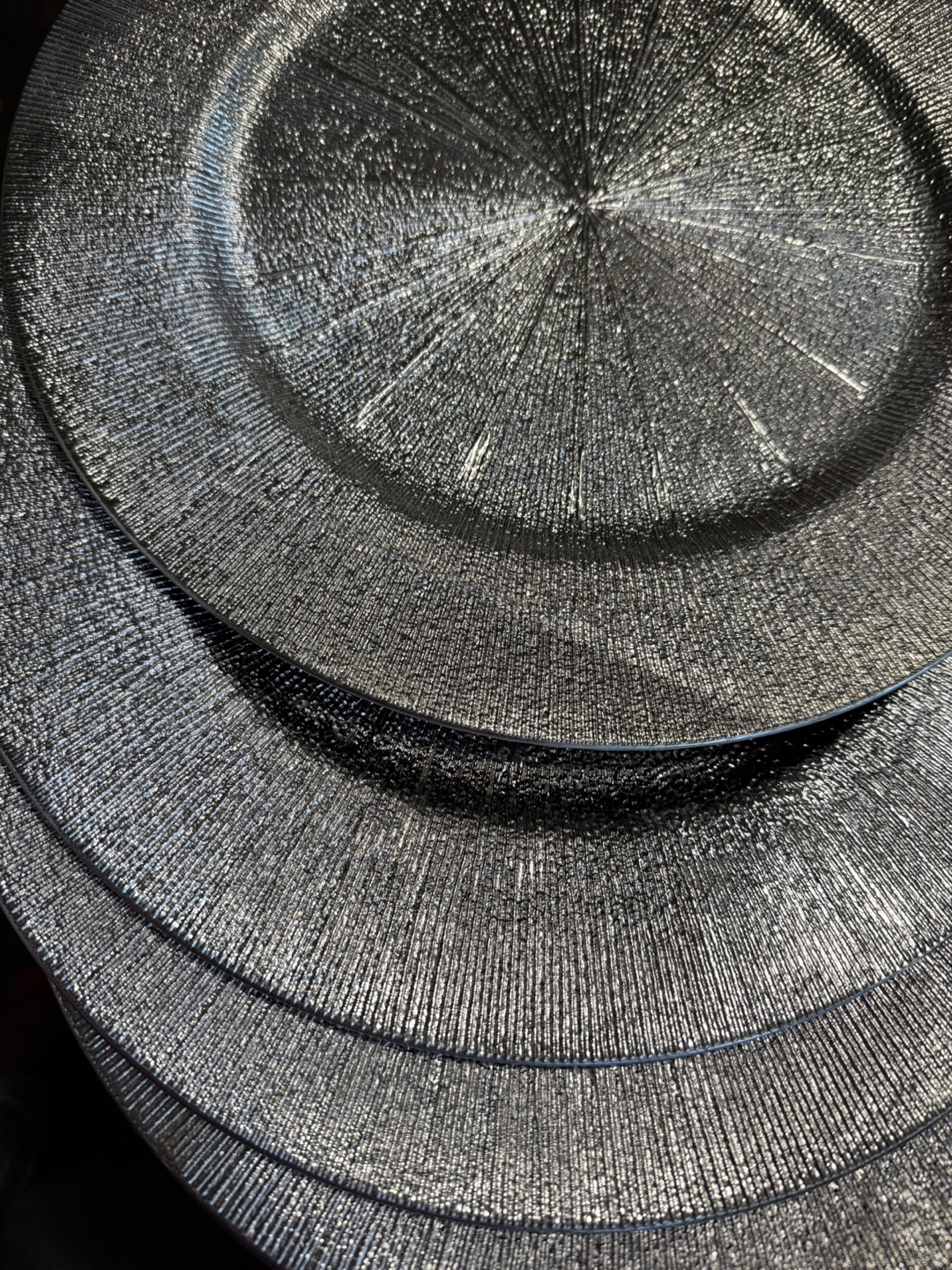 Charger Plates - Silver and Red - photo 3