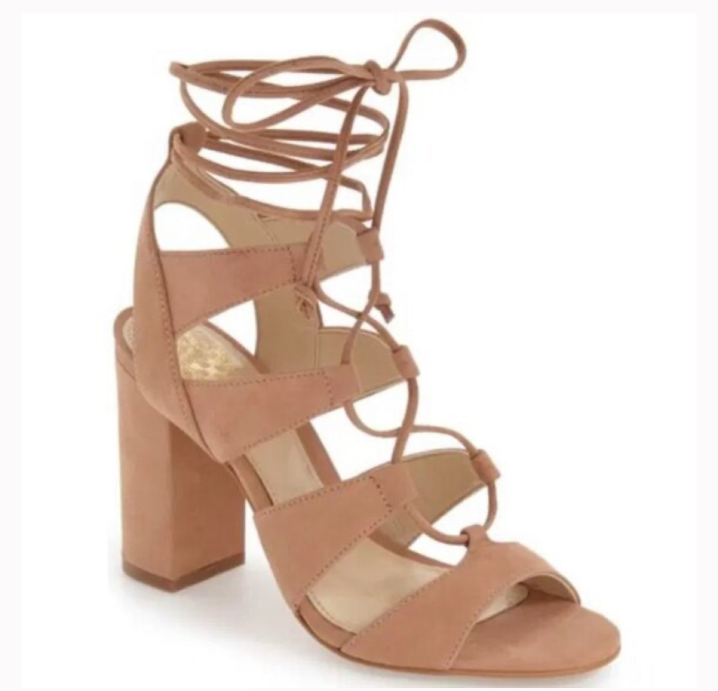 Vince Camuto Lace-Up Heels - Size 7.5M
