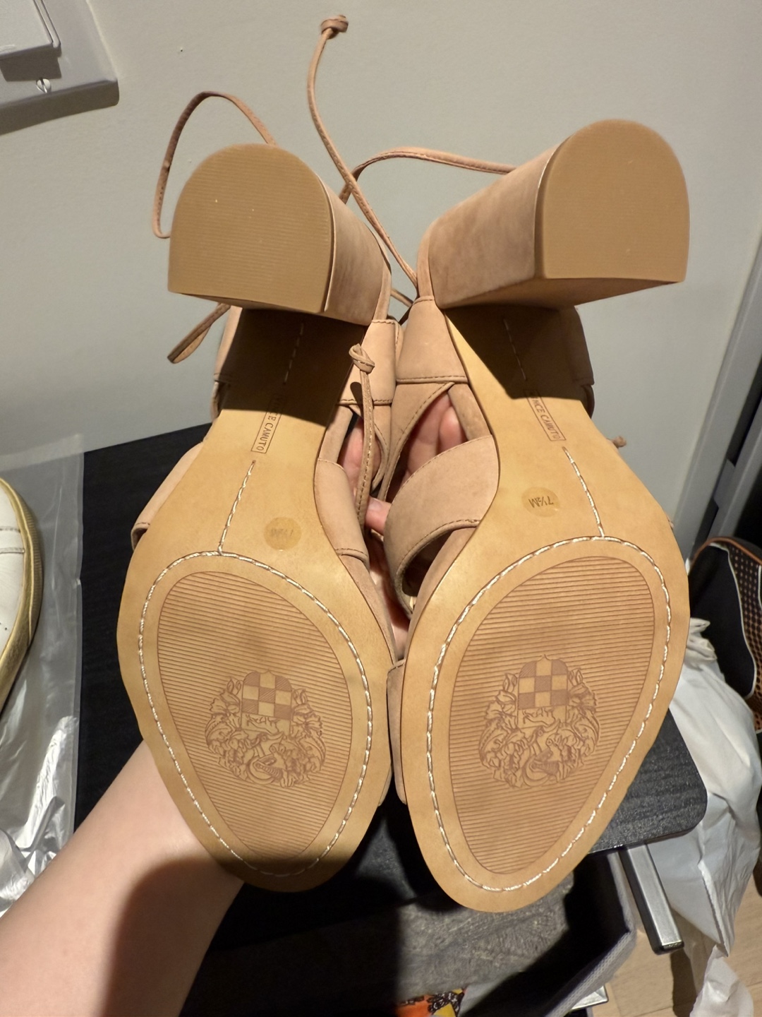 Vince Camuto Lace-Up Heels - Size 7.5M - photo 3