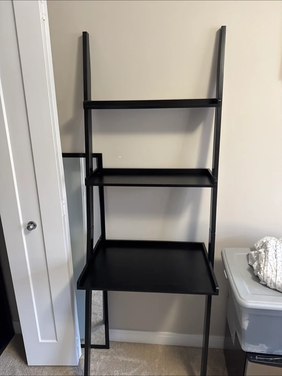 Black Ladder Shelf Desk thumbnail