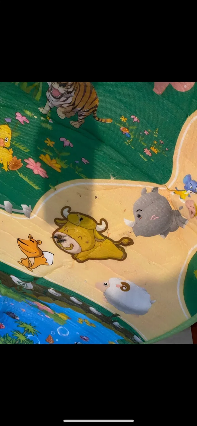 Play Mat with Castle and Animals #freecycle thumbnail