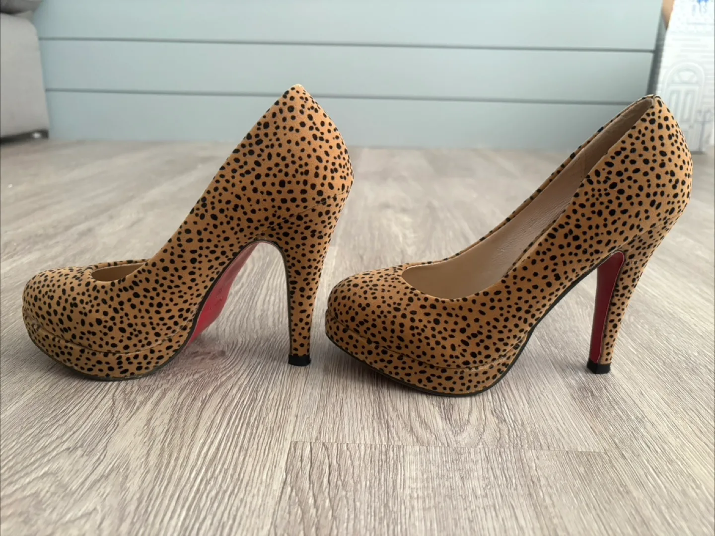 M+Y Leopard Print Heels image indicator(4)