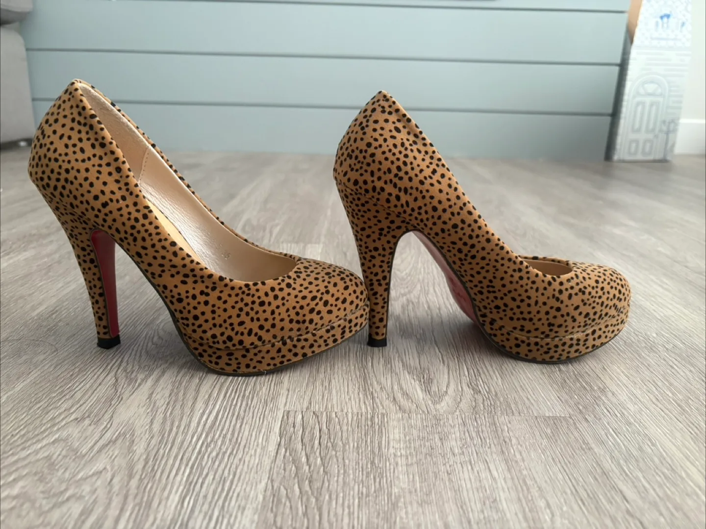 M+Y Leopard Print Heels image indicator(3)
