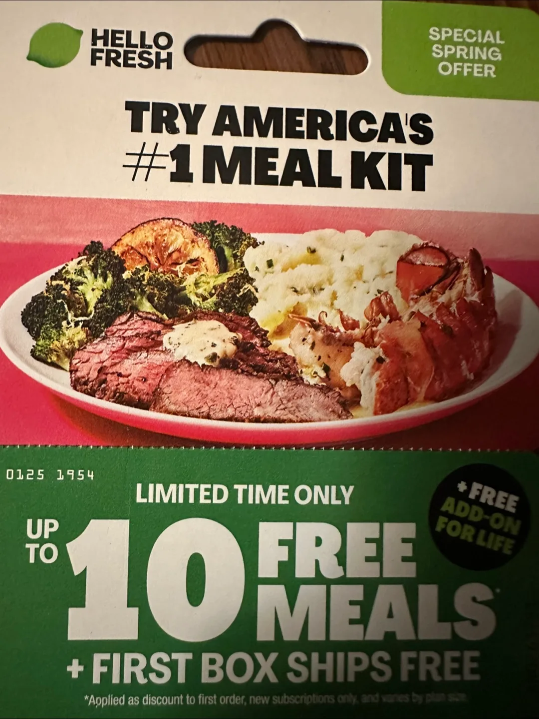 HelloFresh Up to 10 Free Meals Coupon #freecycle thumbnail