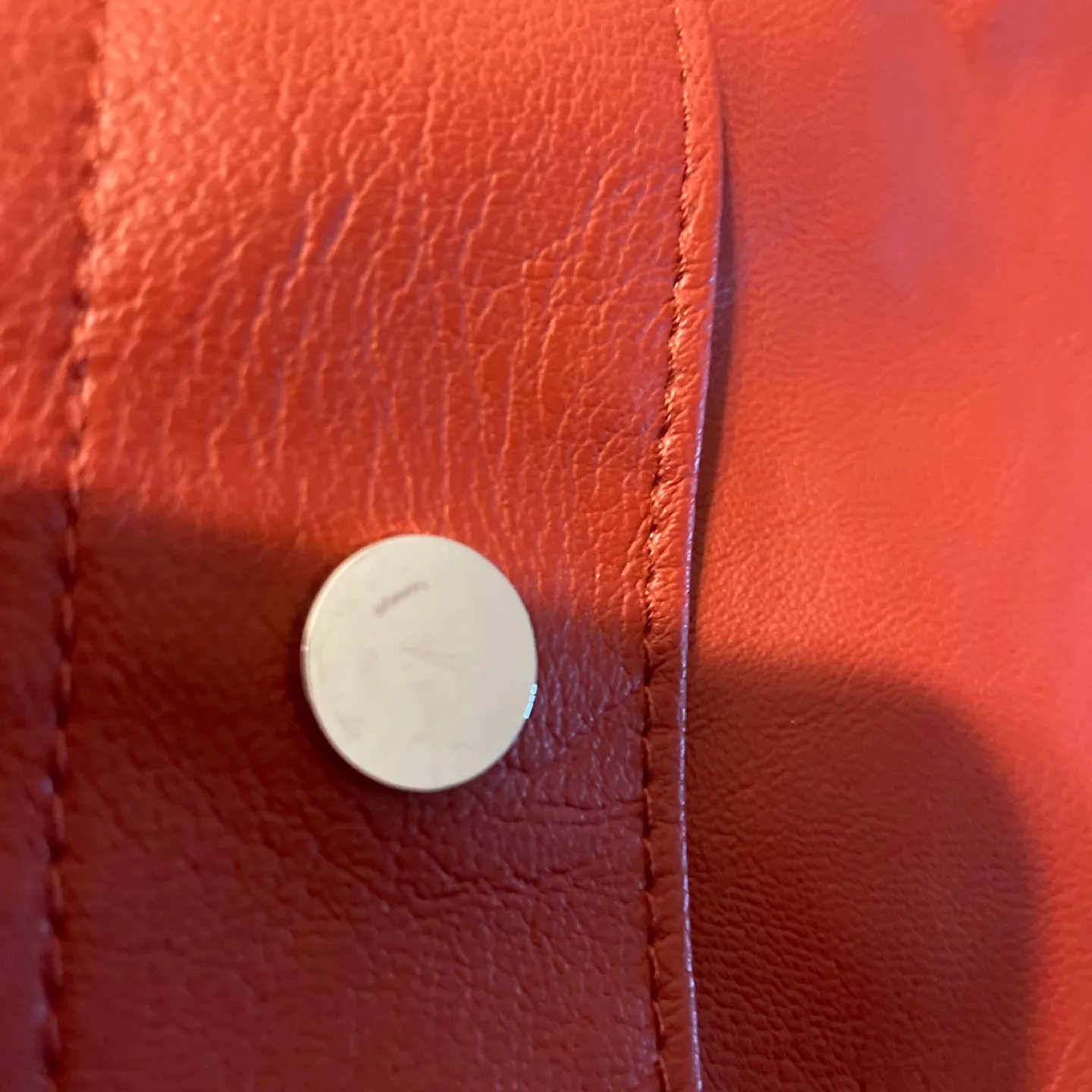 Topshop Faux Leather Mini Skirt, Size US 4 image indicator(7)