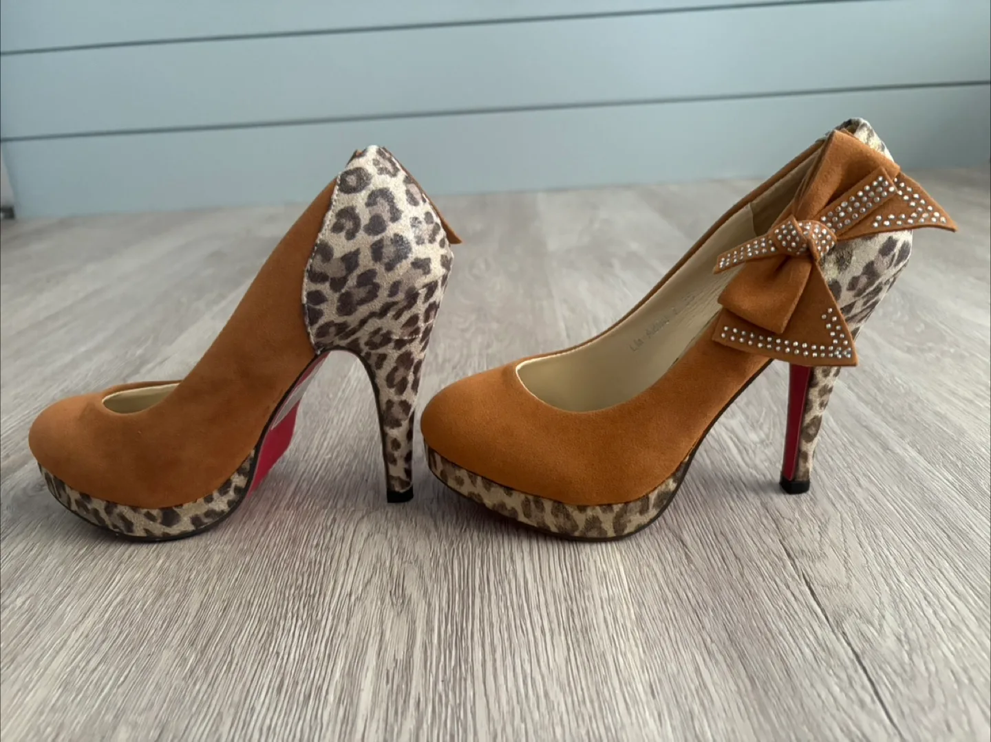 M+Y  Leopard Print Heels image indicator(4)