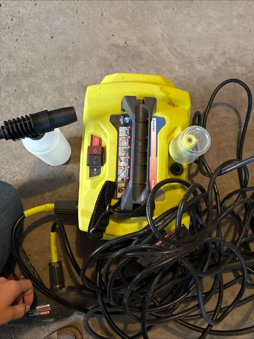 Ryobi 1800 PSI Premium Electric Pressure Washer image indicator(4)