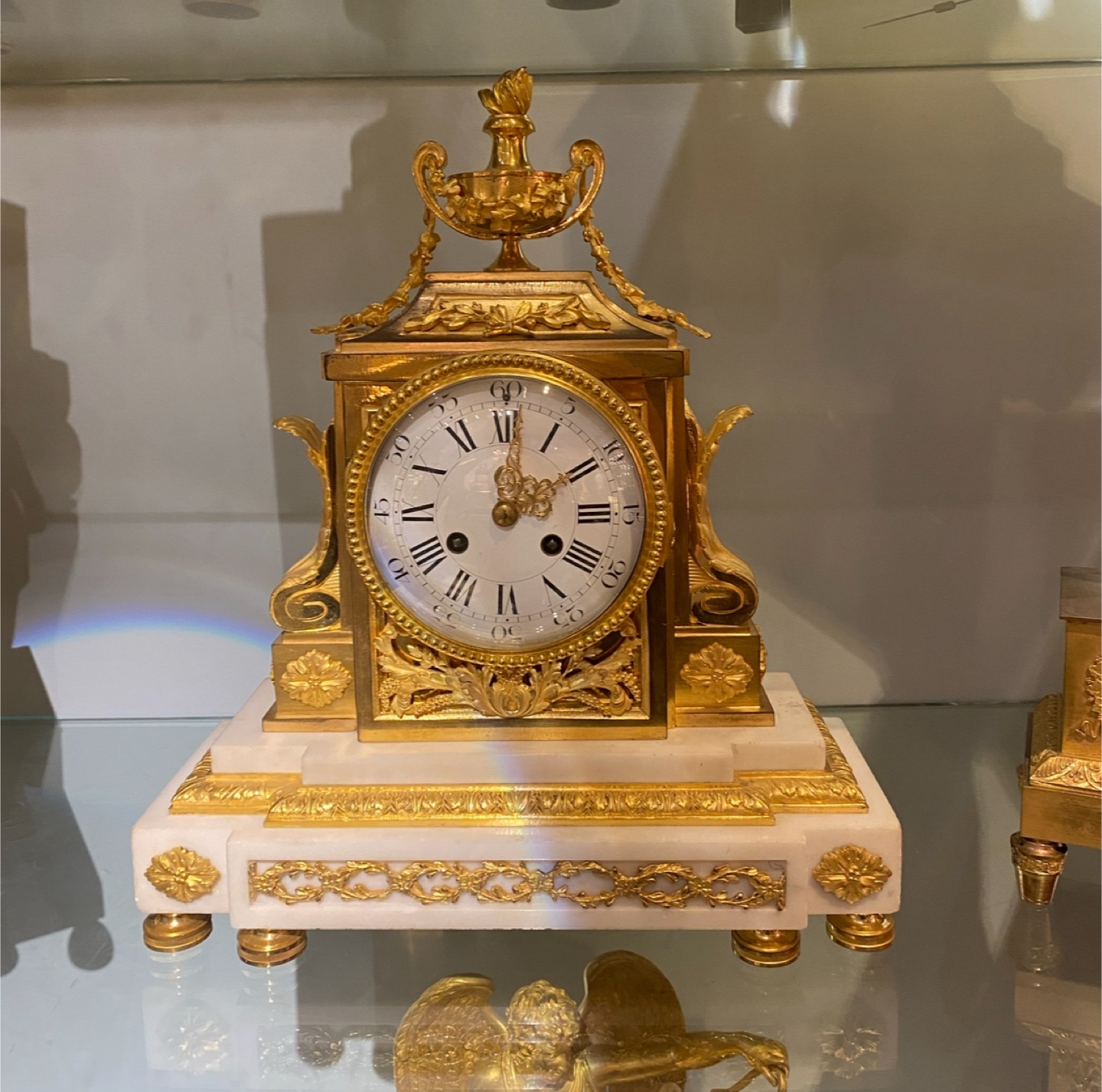Antique Gold Ornate Clock