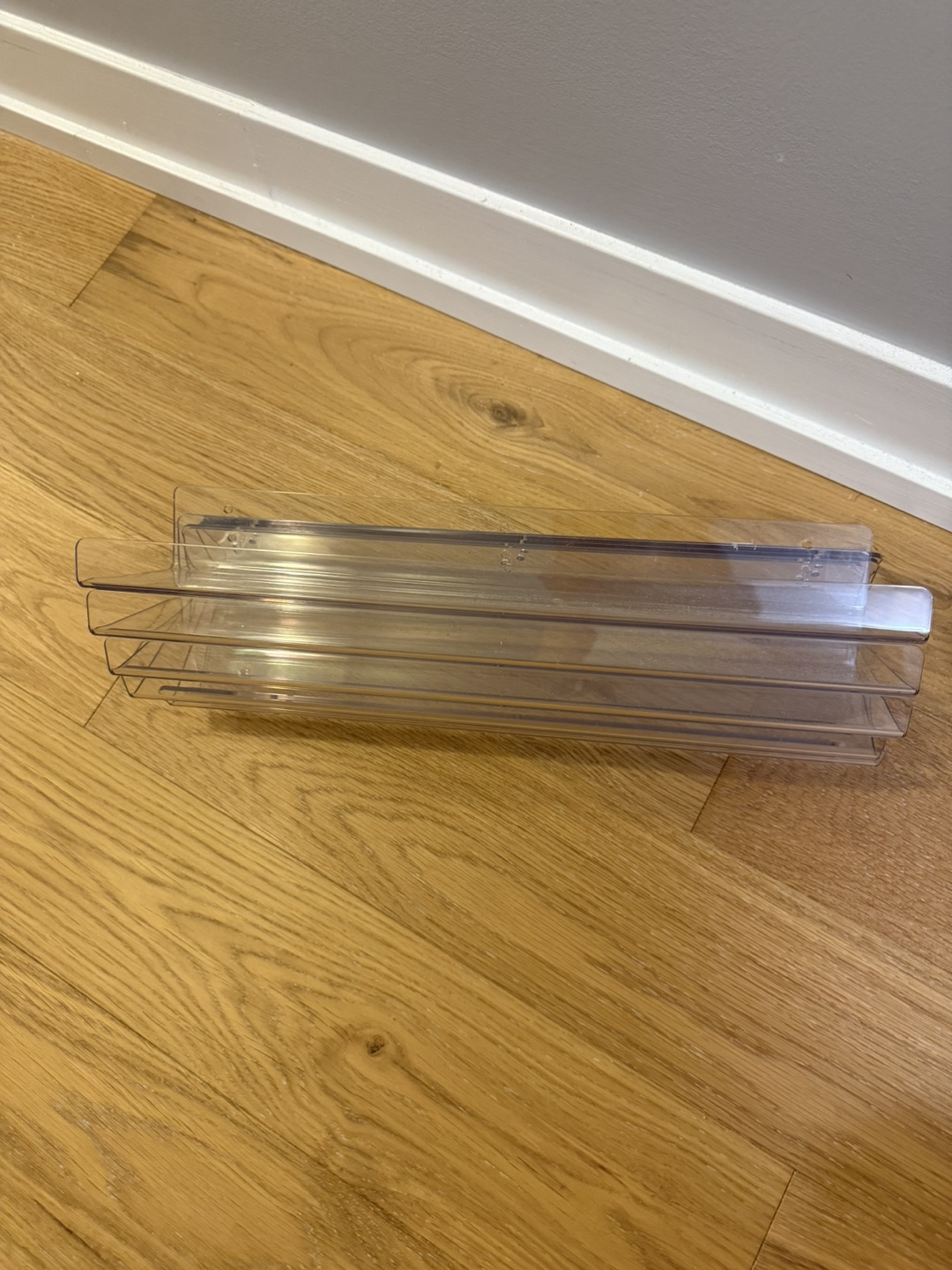 6 Clear 15" Acrylic Floating Shelves Wall Mounted - photo 2