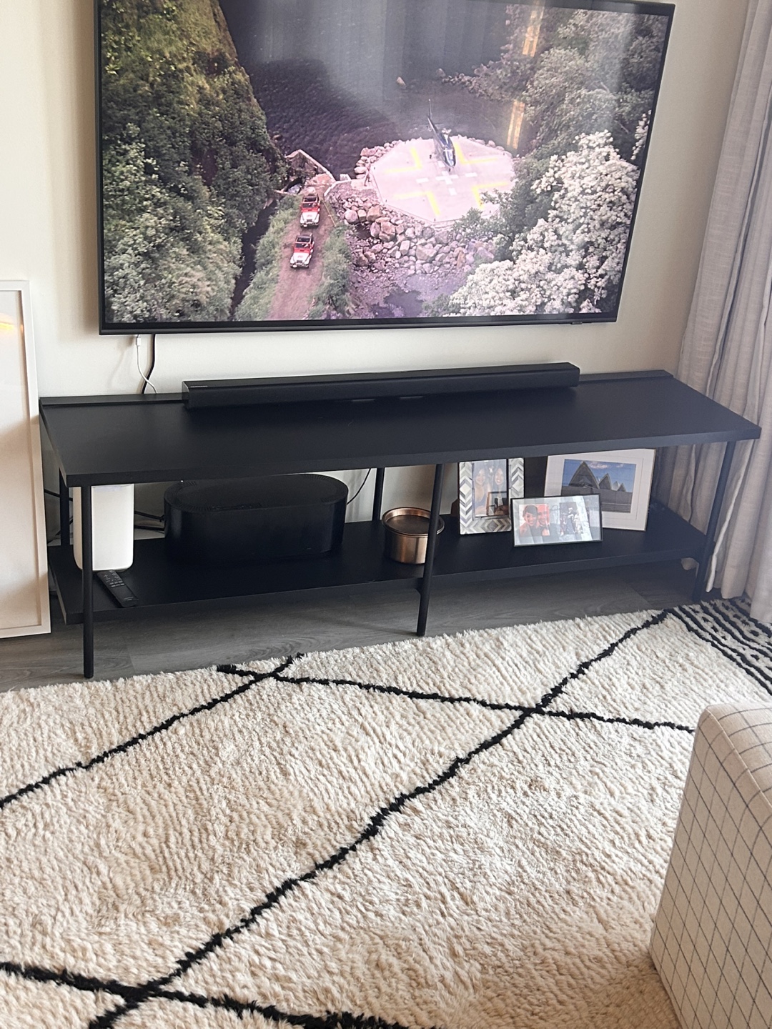 Room Essentials Wood & Metal TV Stand - 60 inch - photo 3