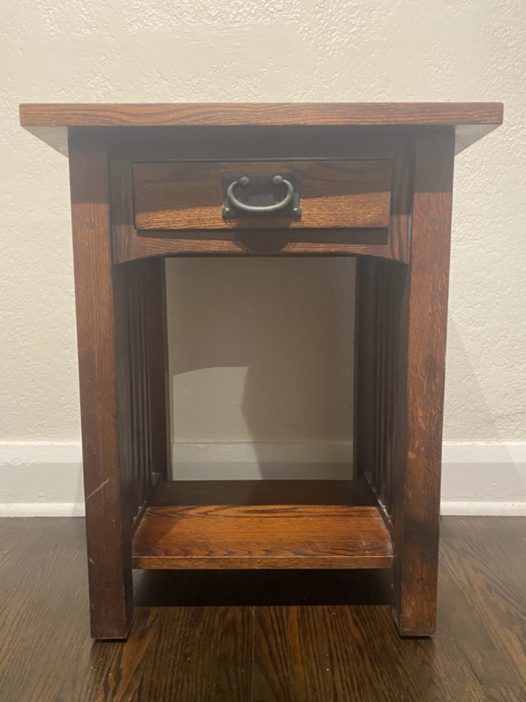 MOVING SALE: Wooden Side Table with Drawer