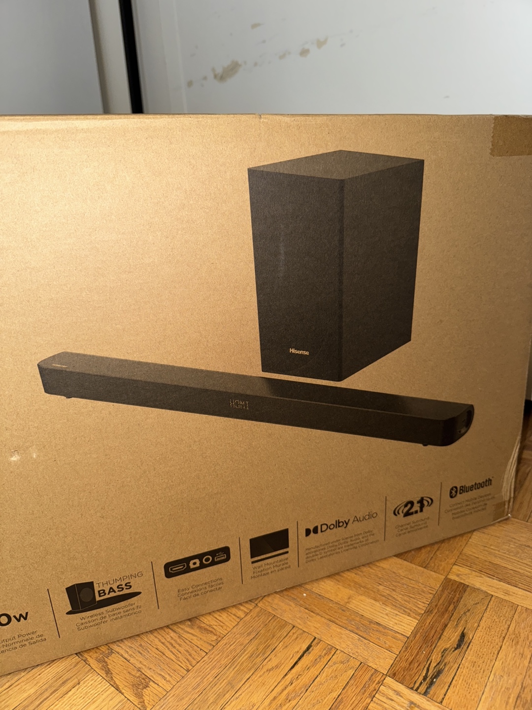 Hisense HS212F 2.1 Channel Soundbar New Unopened - photo 2