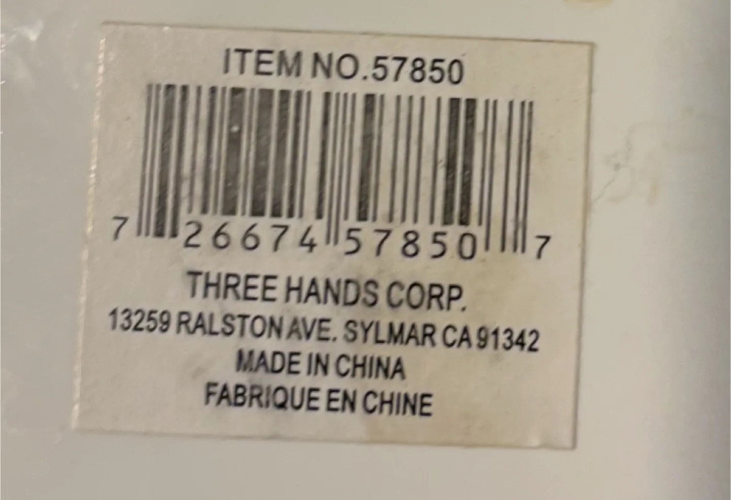 Three Hands Corp. White Vase - Item No. 57850 image indicator(4)