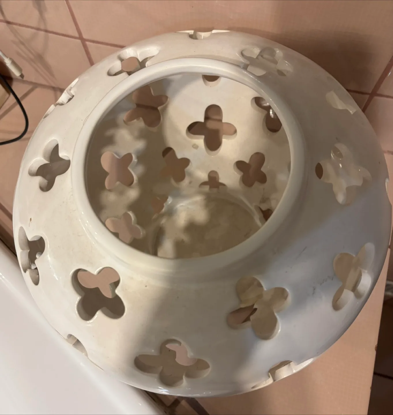 Three Hands Corp. White Vase - Item No. 57850 image indicator(2)