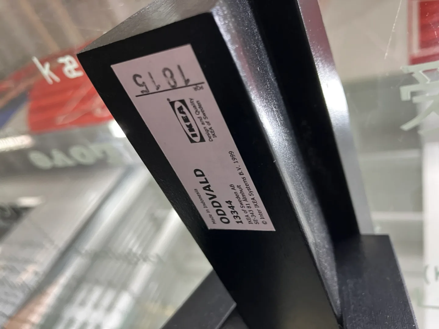 IKEA ODDVALD Trestle Table, Black image indicator(2)