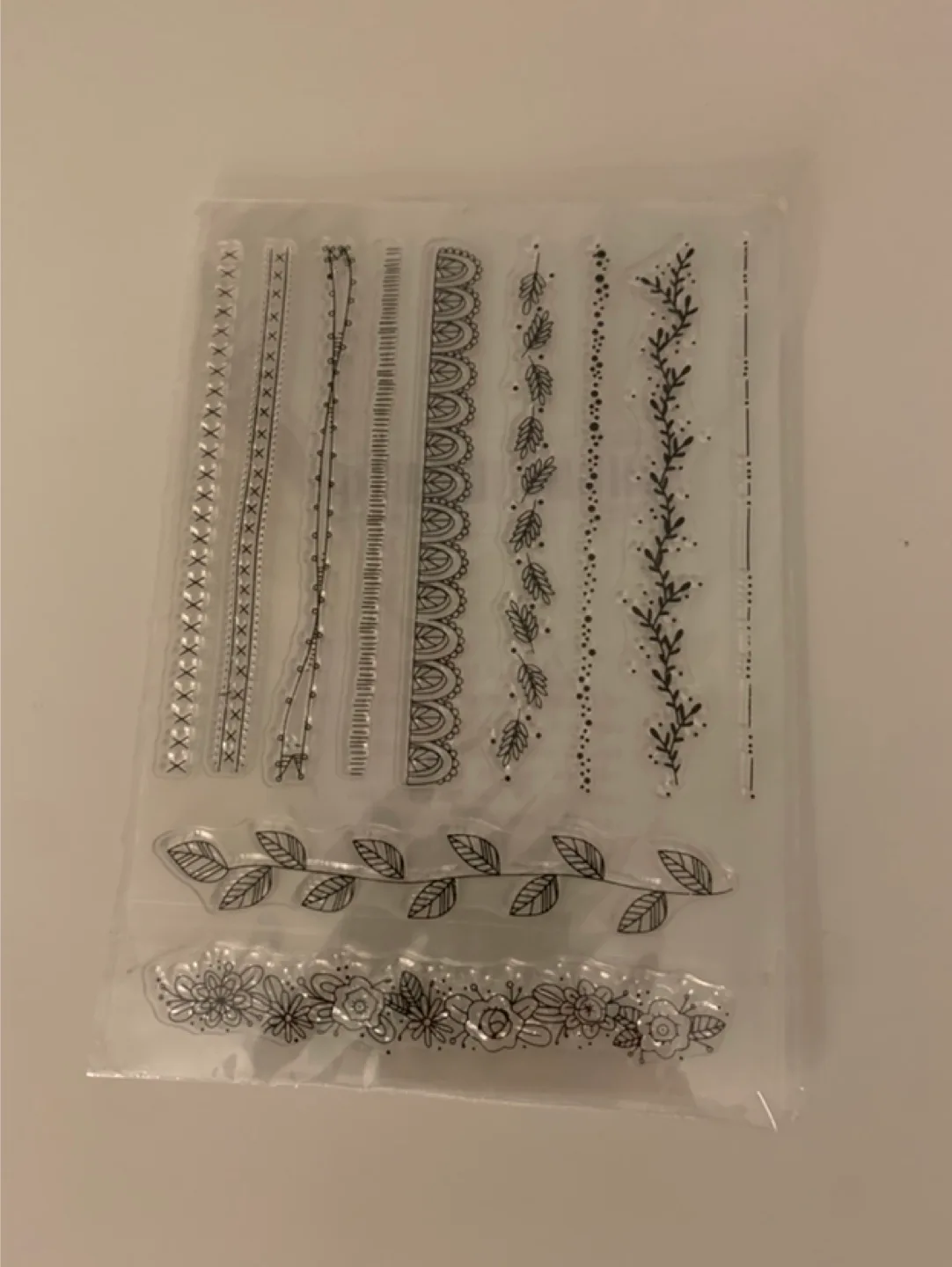 Lines & Borders  Clear Stamps for Crafting #freecycle thumbnail