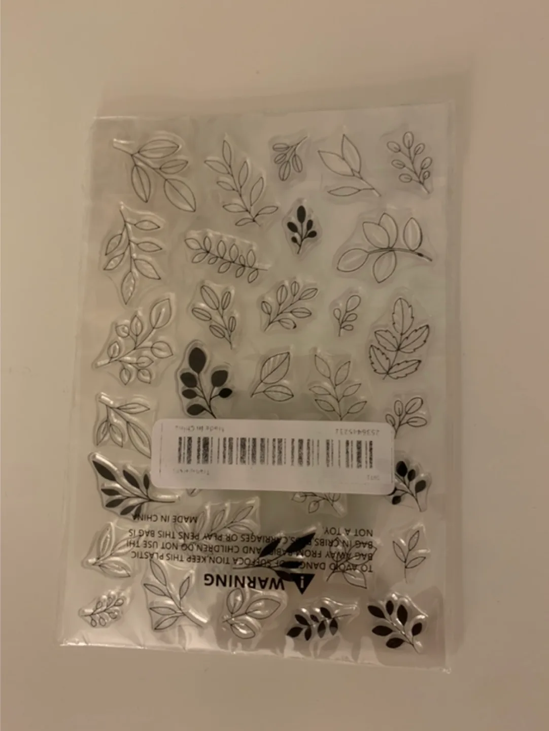 Leaf Pattern Clear Stamps #freecycle thumbnail