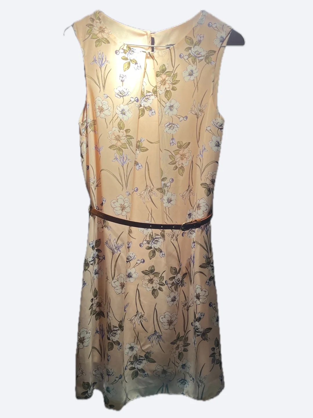Floral Dress with Belt - Size 6 USA thumbnail