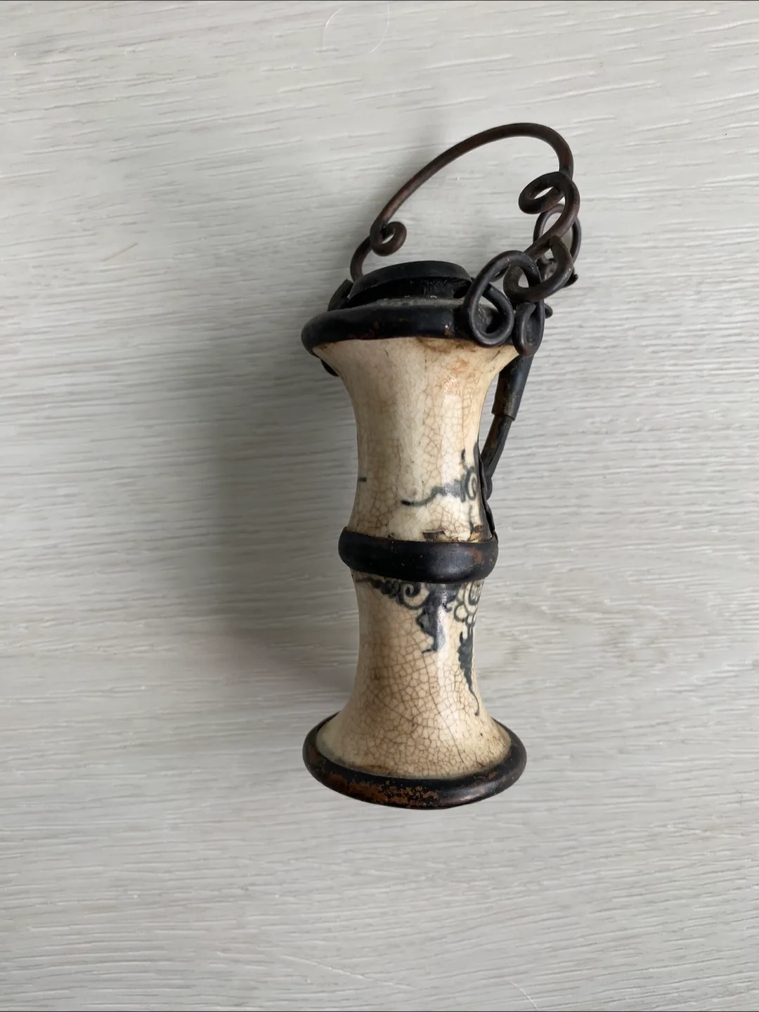 Antique Vietnamese Ceramic Water Pipe image indicator(2)