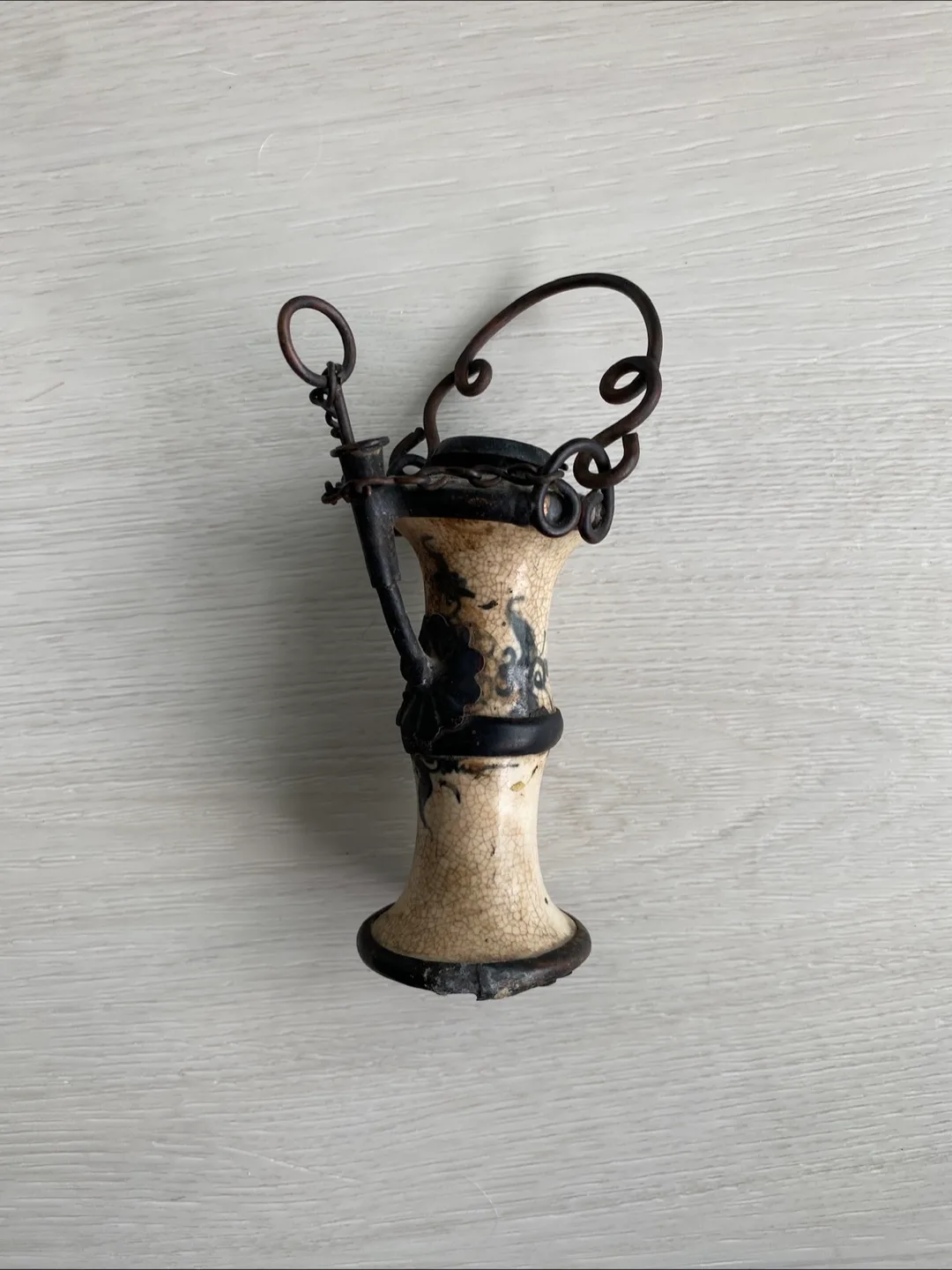 Antique Vietnamese Ceramic Water Pipe image indicator(3)