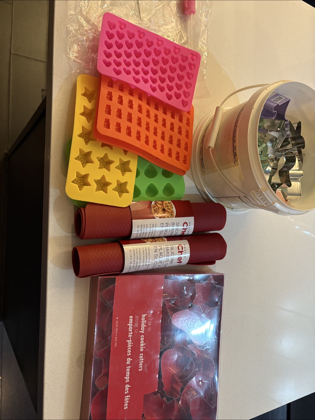Silicone molds and Various Cookie cutters