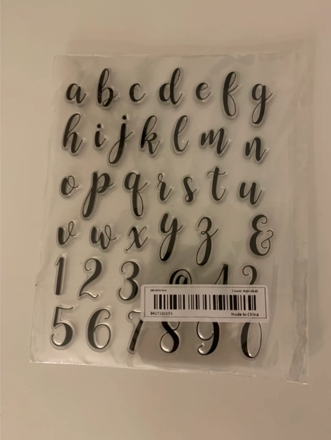 Brand New! Alphabet & Number Stamp Set #freecycle thumbnail