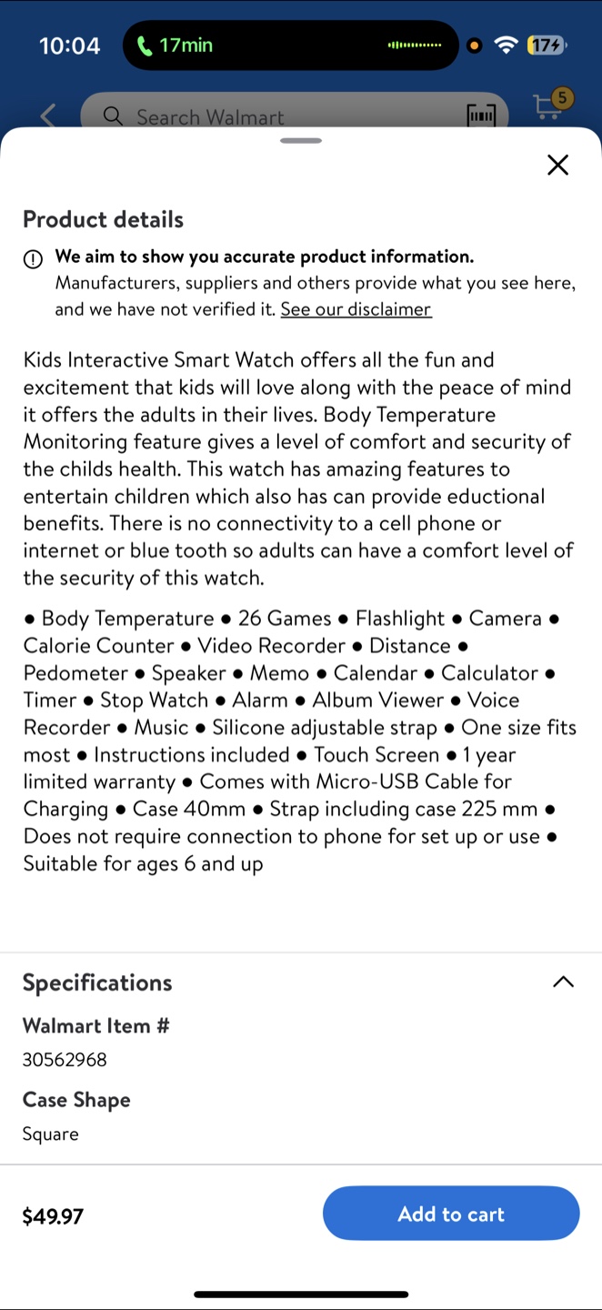 I Time kids watch