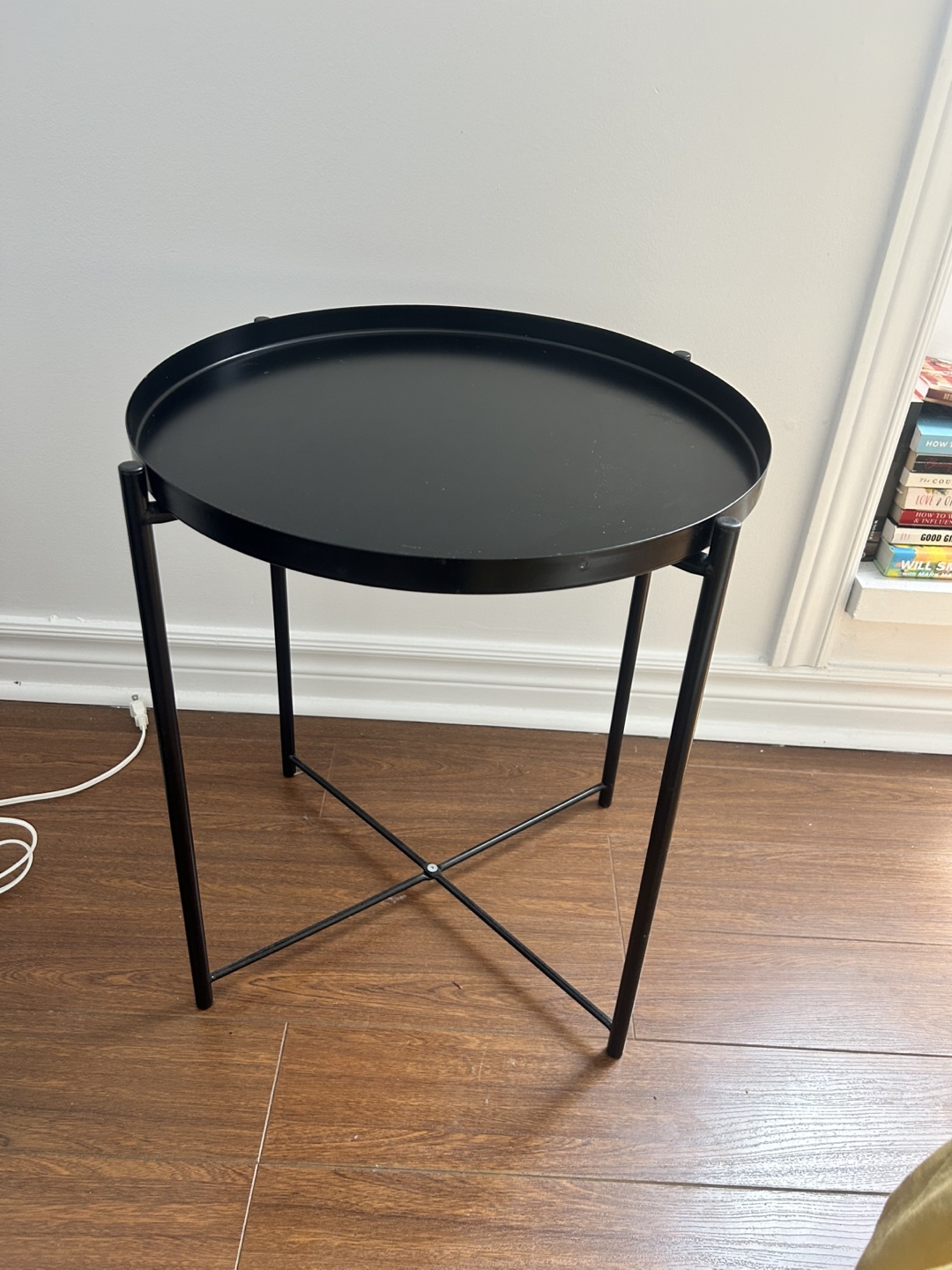 Black Metal Side Table