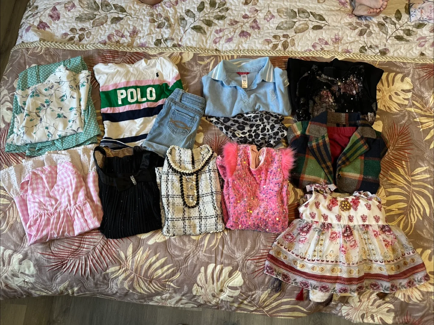 Kids' Clothing Bundle - Dresses, Polo, Shorts thumbnail