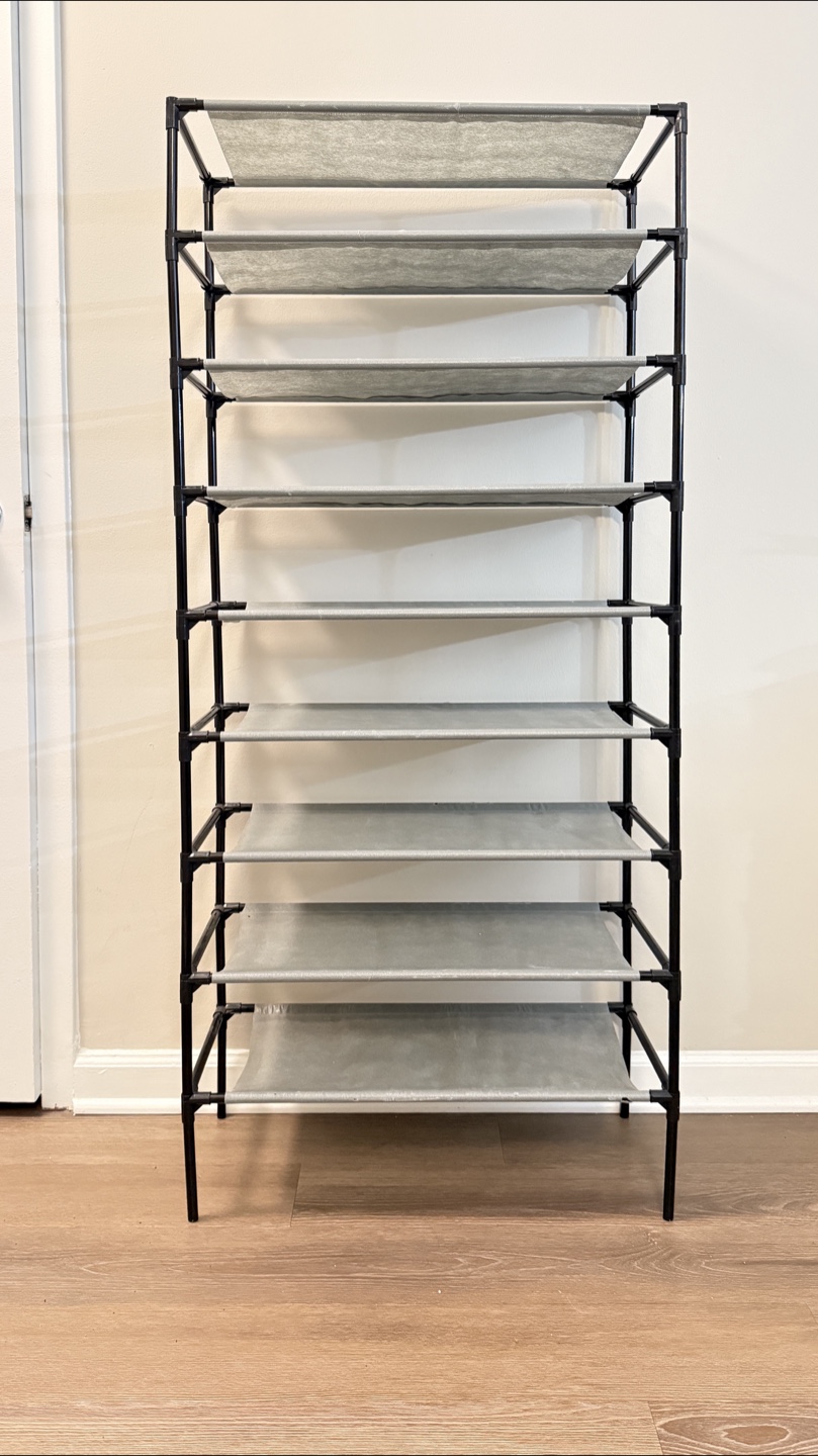 9-Tier Shoe Rack Organizer