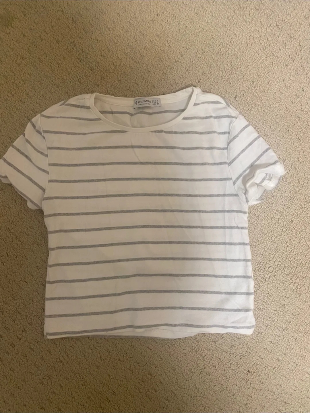 Stradivarius Striped Tee Tshirt thumbnail
