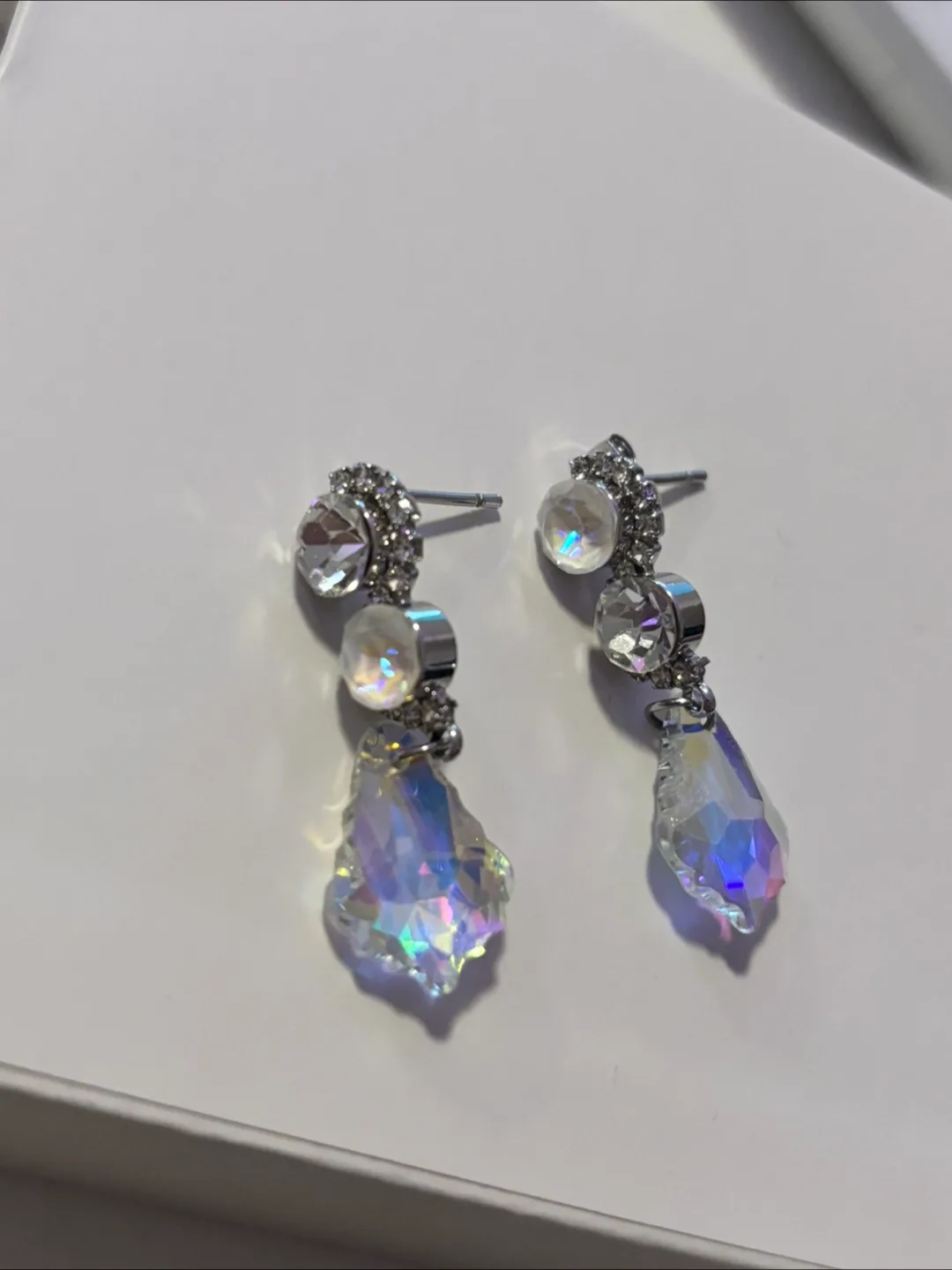 Crystal Drop Earrings thumbnail