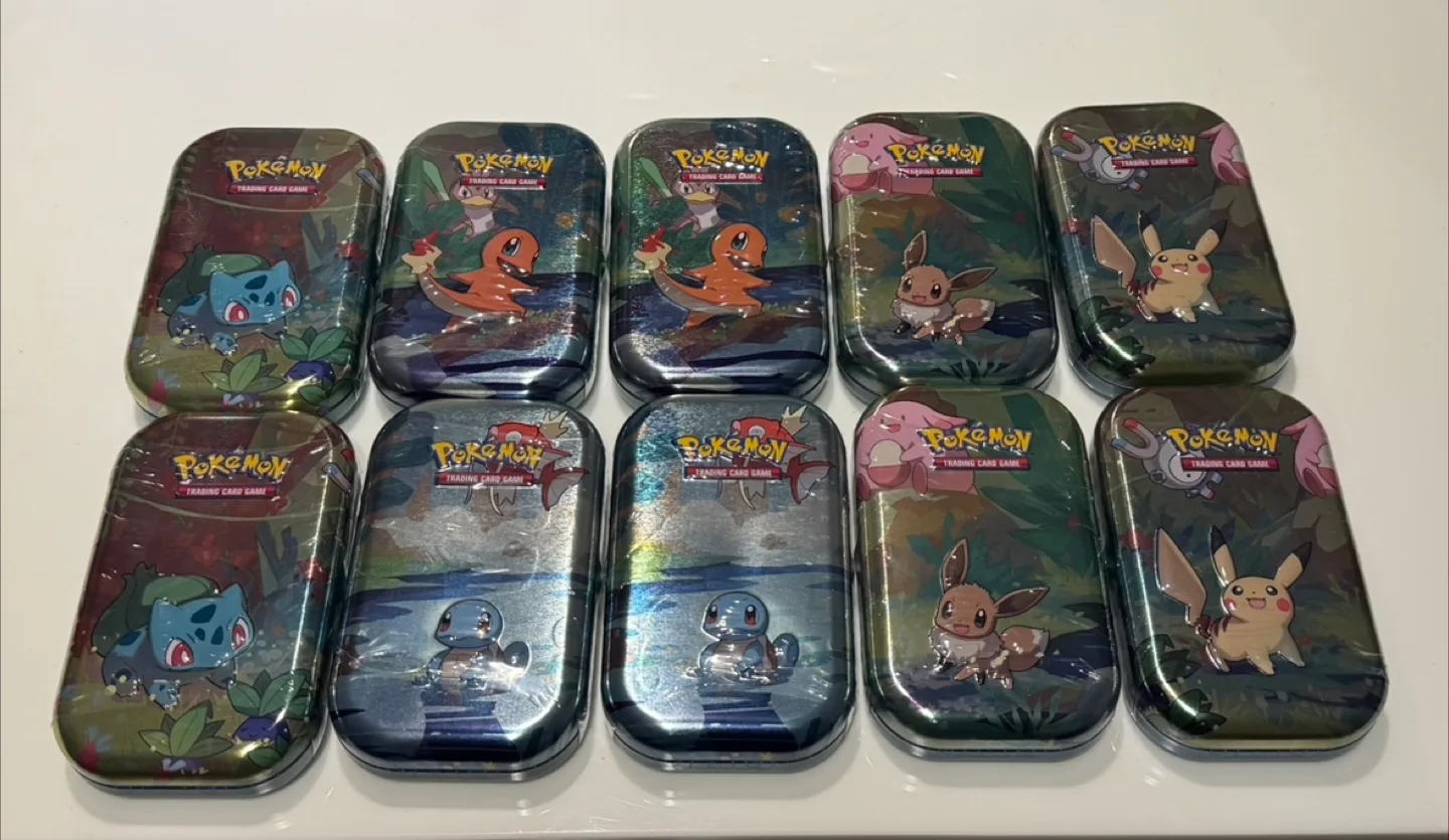 BRAND NEW Pokemon Kanto Friends mini tins thumbnail