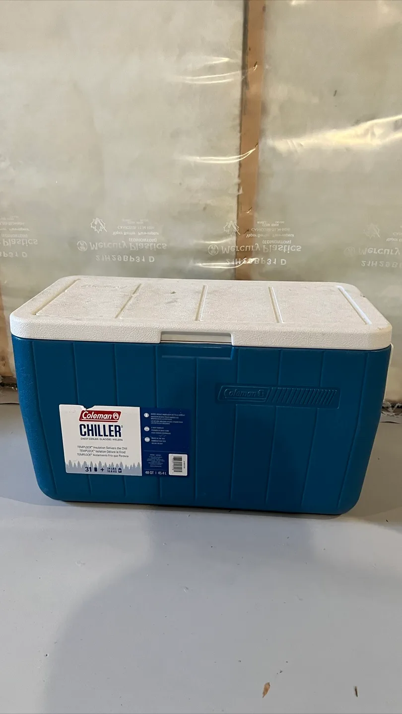 Coleman Chiller 48 QT (45.4 L) Cooler - Blue thumbnail