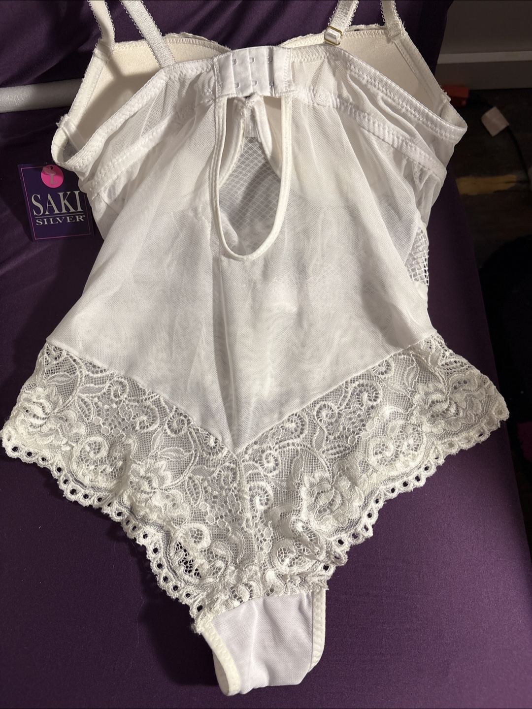 Lacy White Body Suit - photo 2