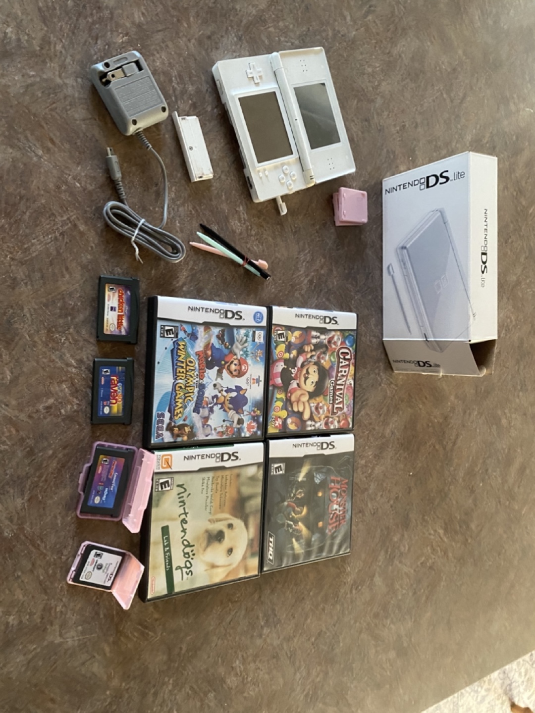 Nintendo DS Lite with Games & Accessories