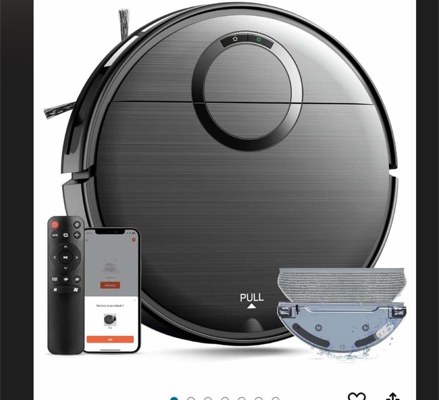 Robot Vacuum Cleaner with Remote