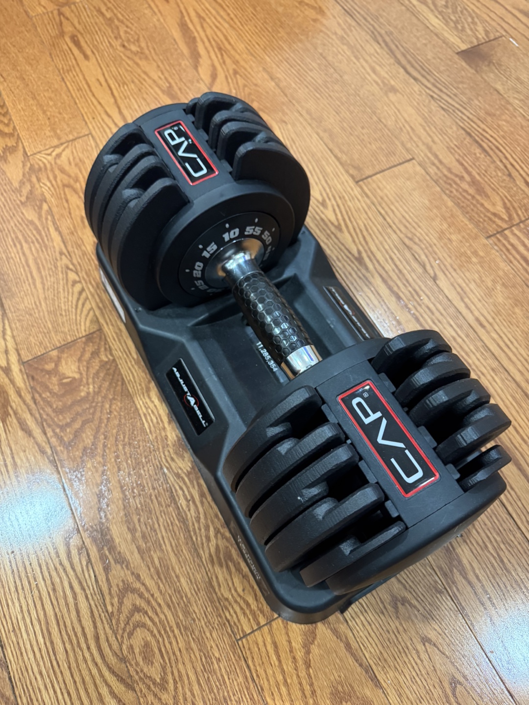 Adjustable dumbbell CAP single
