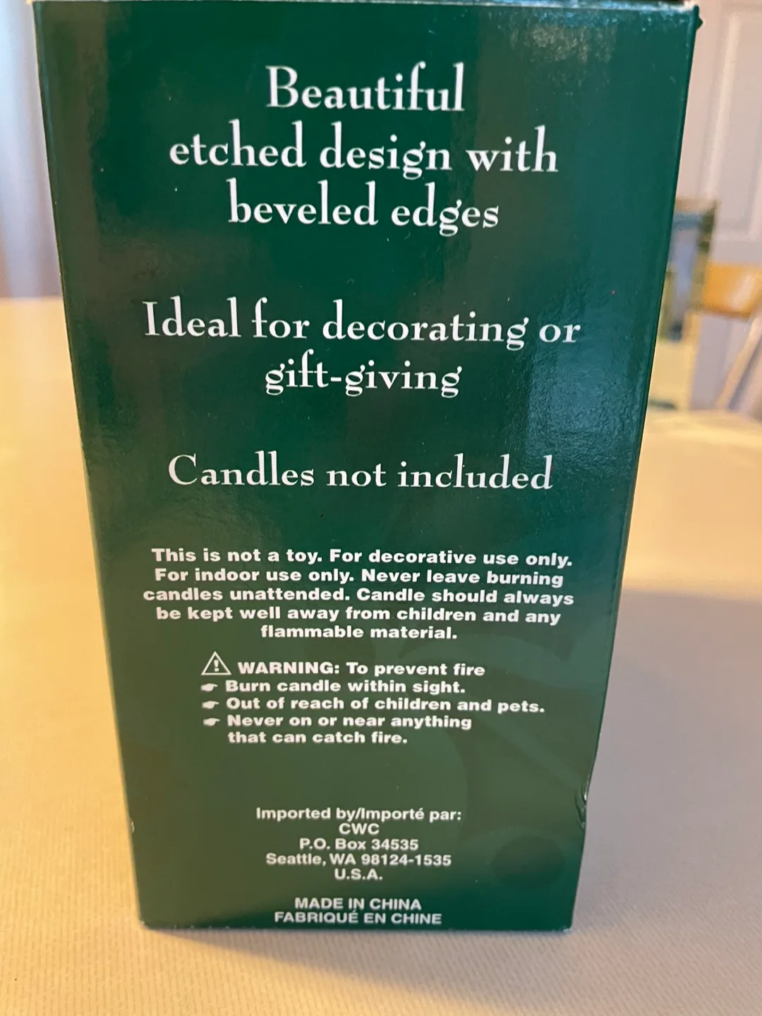 Christmas Glass Mirror Candle image indicator(2)