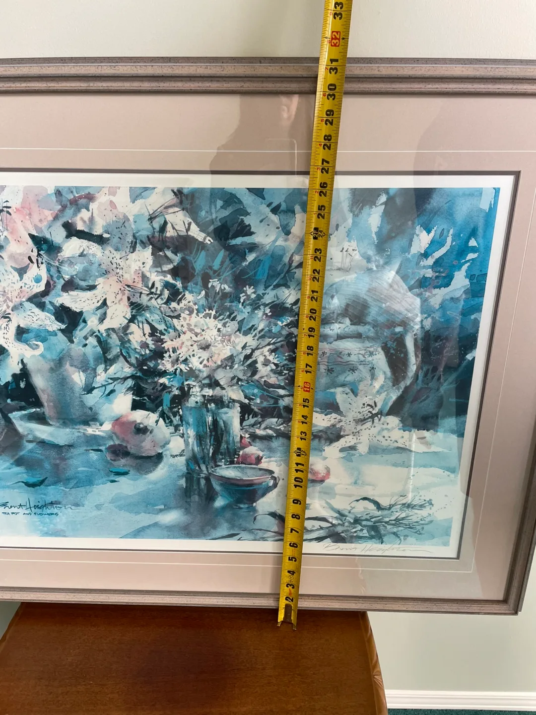 Print “Tea Pot and Flowers” by Brent Heighton image indicator(5)