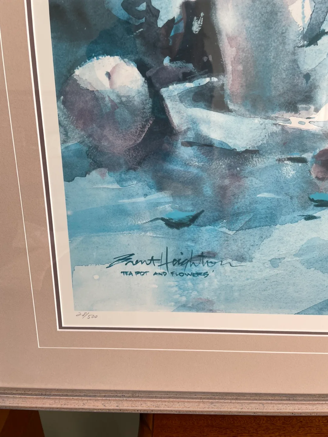 Print “Tea Pot and Flowers” by Brent Heighton image indicator(2)