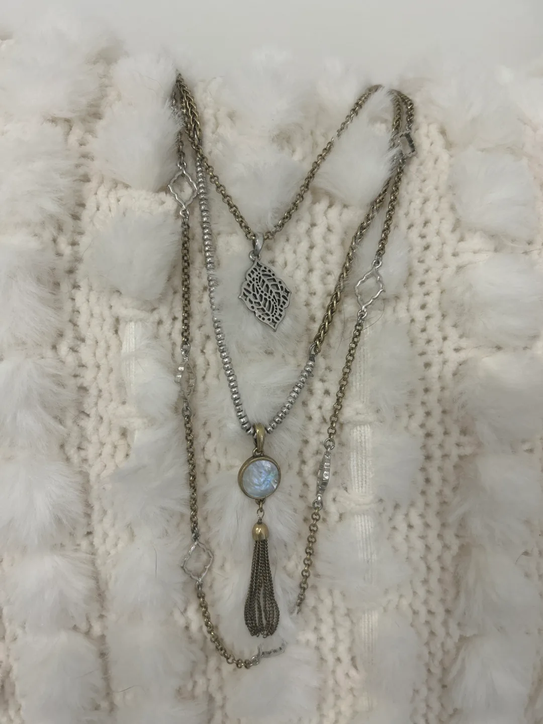 Layered Necklace gorgeous boho style thumbnail