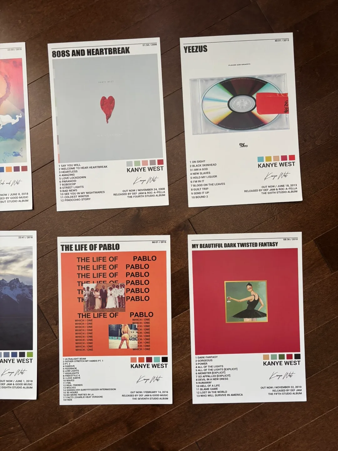 Kanye West Album Cover Posters (8) image indicator(3)