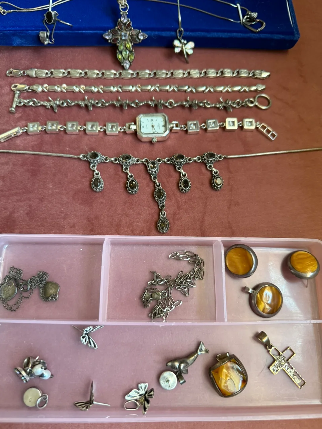 Vintage Argento .925 Silver Jewelry Lot image indicator(2)