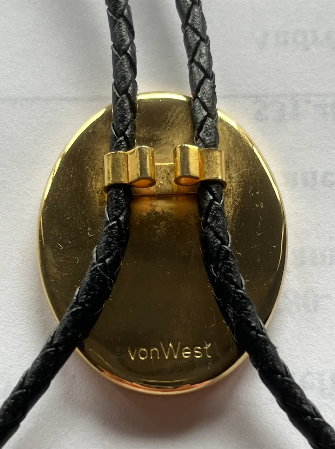 Vintage Von West Arrowhead Bolo Tie. image indicator(7)