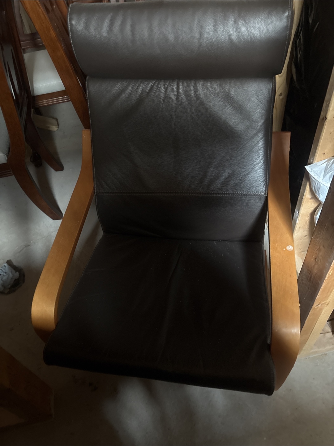 IKEA Leather Armchair